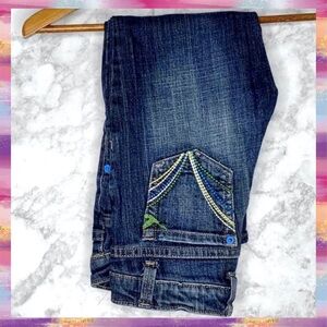 G-Unit Colorful Y2K Denim Jean Capris Juniors 1